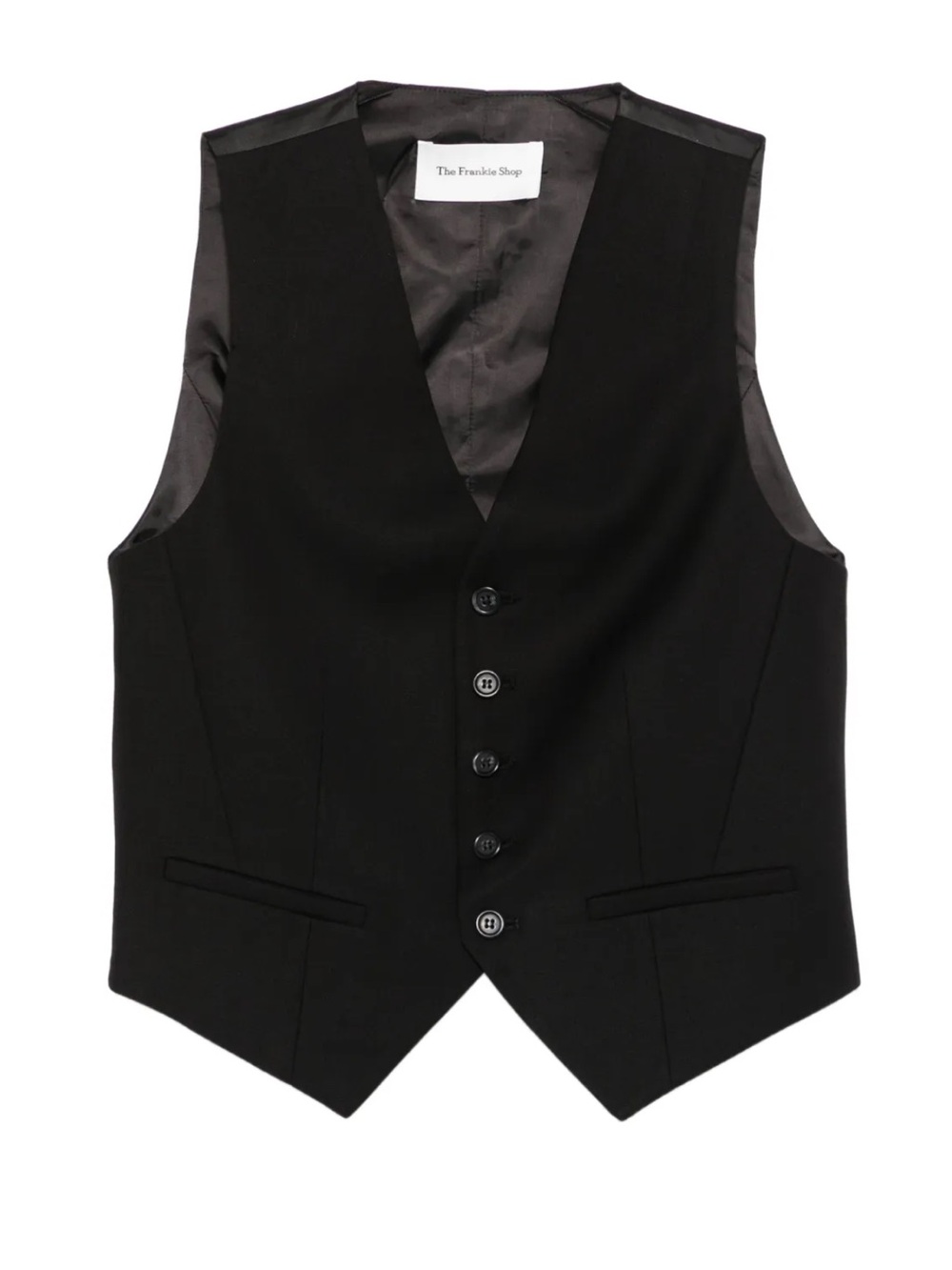 The Frankie Shop Women’s Black Waistcoat Vest